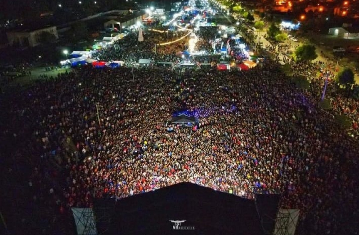 Unas 25.000 personas colmaron el predio de la fiesta y la mayoría pudo disfrutar la presentación de La Beriso. Foto: gentileza.