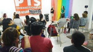 Myriam Bregman visitó Cipolletti para acompañar a los candidatos de Izquierda en las elecciones 2023