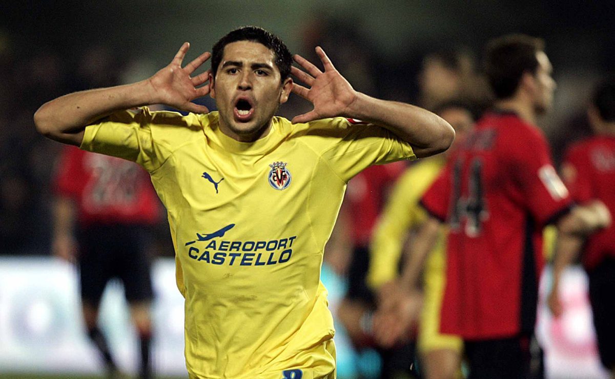 Riquelme es ídolo en Villarreal donde jugó entre 2003 y 2007.