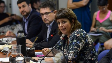 La Comisión de Juicio Político que lleva adelante el proceso contra la Corte Suprema.