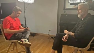 Jey Mammon decidió darle una entrevista a Jorge Rial, a través de la pantalla de C5N.-