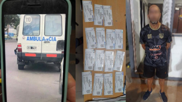 El hombre habría estafado a hinchas de la selección Argentina por un total de 850 mil pesos por 15 entradas. Foto Diario Panorama