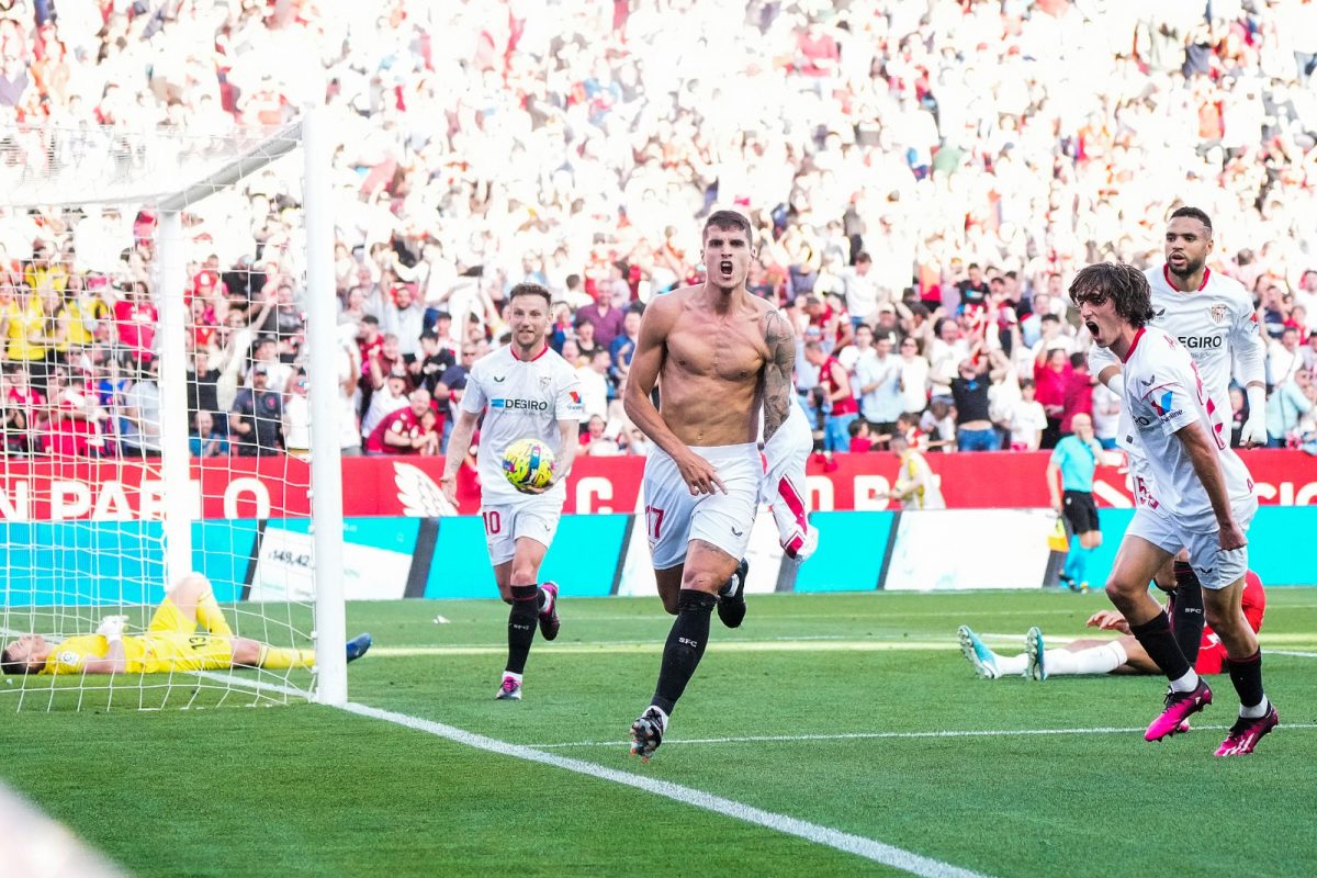 Lamela metió el gol del triunfo en el Sevilla.
