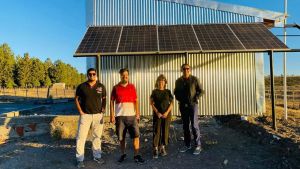 Así es la vivienda sustentable que construyeron Noelia y Marcelo, en el norte neuquino