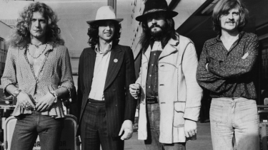 Los Zeppelin del 73. Robert Plant, Jimmy Page, John Bonham y John Paul Jones.