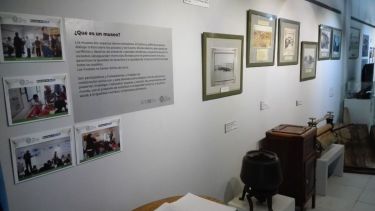 La muestra se montó junto al Grupo de Veterano de Guerra de Roca. Foto: gentileza