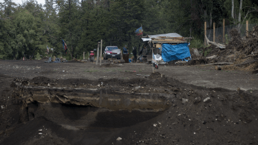 La comunidad mantenía una protesta desde enero e impedía continuar la obra.