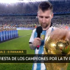 Imagen de Messi: "Siempre soñé con este momento y festejar con ustedes en mi país"
