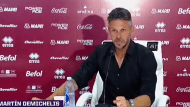 Martín Demichelis valoró el triunfo frente a Lanús.  Foto: Captura video