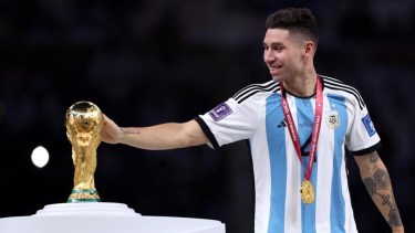 Gonzalo Montiel podría llegar al Aston Villa. Foto Archivo.