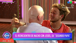 El emotivo reencuentro de Nacho con su abuela y su segundo papá en Gran Hermano