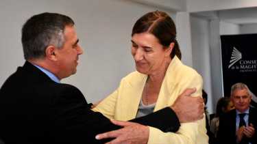 Mazieres y Lozano, presidente y vice del Consejo de la Magistratura. (Archivo)