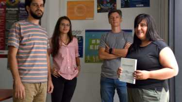 El equipo interdisciplinario del Observatorio de Derechos Humanos, con una mirada comunicacional y metodológica para abordar Lesa Humanidad. (Foto Matías Subat).-