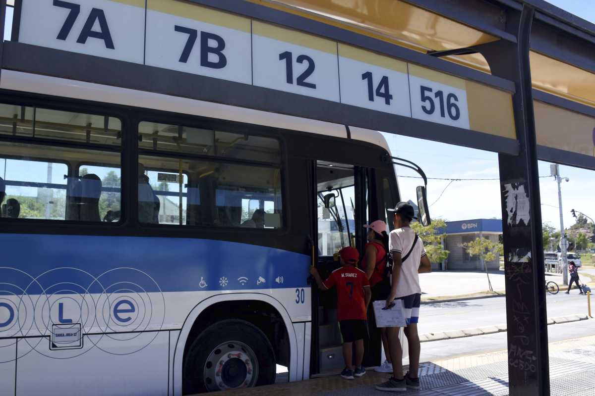 La línea 14 inicia su recorrido en el Metrobús y llega hast a Altos del Limay y Barrio Belgrano, para subir luego hacia el centro por Olascoaga y volver a la meseta (foto Matías Subat)