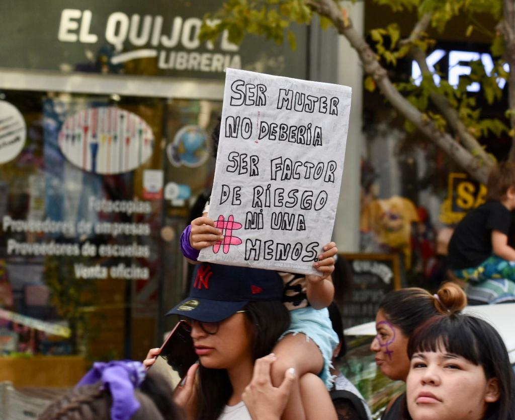 La primera movilización masiva que se realizó en Argentina bajo la consigna “Ni Una Menos”, ocurrió el 3 de junio de 2015. El lema se repite cada 8 de marzo. Foto Matías Subat.
