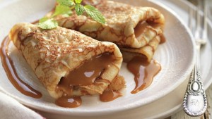 Panqueques de masa madre de descarte