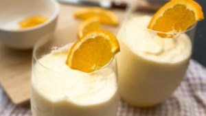 Postre cremoso de naranjas por Jimena Monteverde