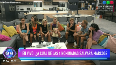 Marcos eligió entre Julieta, Romina, Lucila y Camila, en Gran Hermano. Foto: Captura Telefé