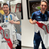 Imagen de Messi y Scaloni se encontraron con Gallardo y les regalaron una camiseta de River