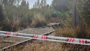 La formación del Tren Patagónico quedó secuestrada para las pericias correspondientes. (foto gentileza)