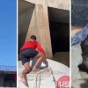 Imagen de Video| Tiró a su gato de un puente en Santa Fe y quedó grabada: un guardavidas logró rescatarlo