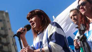 Silvana Inostroza, secretaria general de Unter, definió las expectativas del gremio ante el llamado a paritaria. Archivo