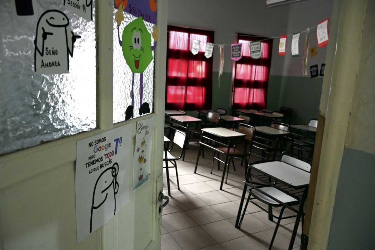 El 60% de los docentes sufrirá el descuento de los días de paro. Foto: Marcelo Ochoa.