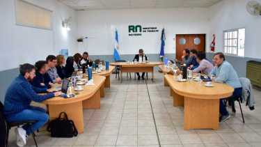 Paritarios de Educación y Unter se reunieron en el Ministerio de Trabajo. Fotos: Mauricio Martin.