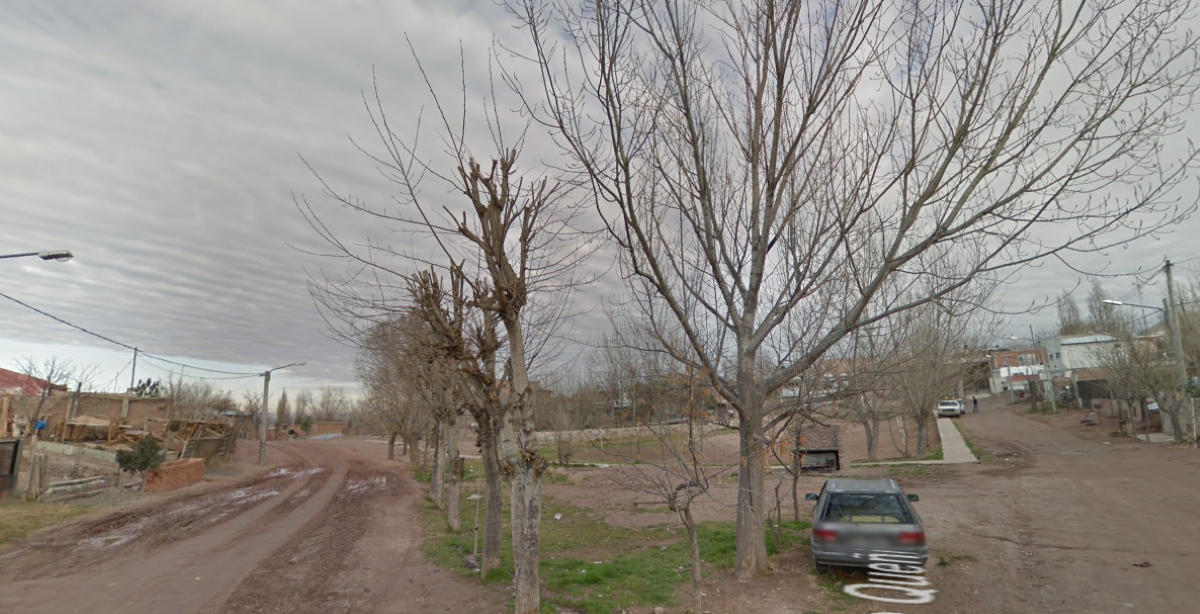 La niña vivía junto a varios familiares en barrio Villa Ceferino de Neuquén. Foto: Captura Street View 
