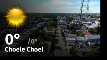 Clima de hoy, jueves 16 de marzo de 2023, para la ciudad de Choele Choel
