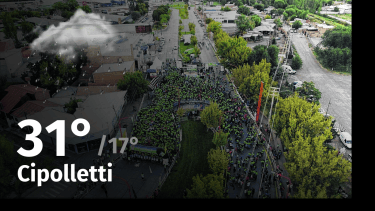 Clima de hoy, Viernes 10 de Marzo de 2023, para la ciudad de Cipolletti