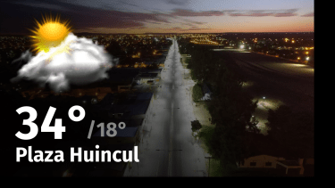 Clima de hoy, Domingo 5 de Marzo de 2023, para la ciudad de Plaza Huincul