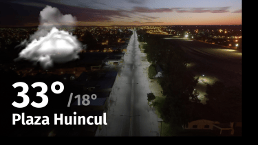 Clima de hoy, sábado 11 de marzo de 2023, para la ciudad de Plaza Huincul