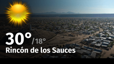 Clima de hoy, miércoles 15 de marzo de 2023, para la ciudad de Rincón de los Sauces