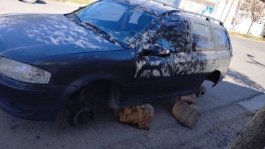 El hecho se registró este domingo durante la mañana en Rivadavia y Villegas. Foto: Gentileza.