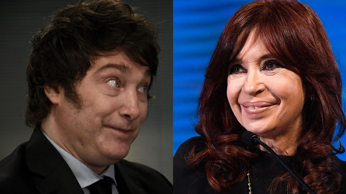 El jueves Cristina Kirchner confrontó al diputado Javier Milei.