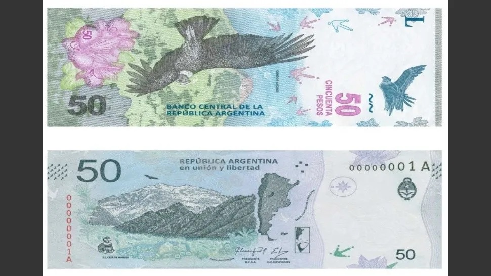 Los billetes de 50 pesos que tienen errores de impresión y son buscados por los coleccionistas.