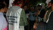 Imagen de Video: Docentes interceptaron a Weretilneck en Cinco Saltos por el reclamo de Unter