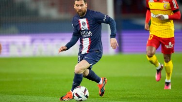 Messi anotó el tercer tanto de us equipo. (AP Photo/Michel Euler)