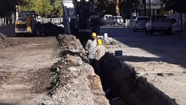 Faltan solo dos obras para que termine el plan de recambio de colectores, en Roca