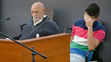 Calos Vila Llanos fue el defensor de Franco Hernández. (Florencia Salto) 