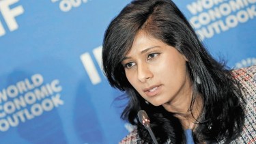  Gita Gopinath, número dos del FMI. 