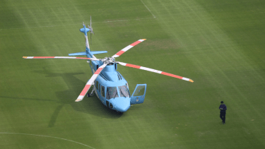 Era mentira: Alberto Fernández no utilizó el helicóptero presidencial para ir a una entrevista