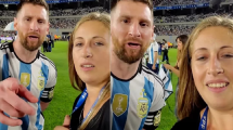 Imagen de «Es video, es video»: le pidió una foto a Lionel Messi y se puso nerviosa pero recibió la ayuda del capitán