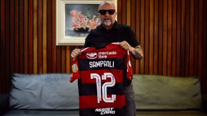 Sampaoli fue presentado oficialmente como nuevo entrenador de Flamengo
