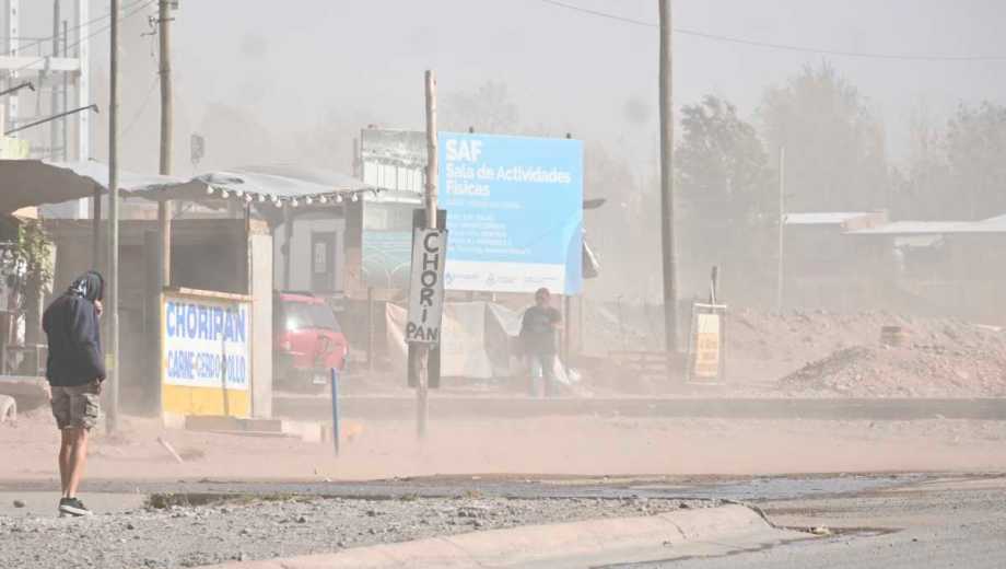 Alerta por viento en Neuquén y Río Negro. Foto archivo Florencia Salto. 
