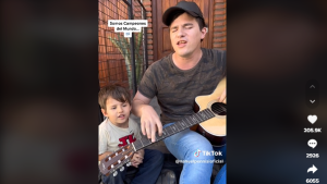 Video | ¡Pura ternura!: Nahuel Pennisi y su hijo Mateo le cantaron a La Scaloneta