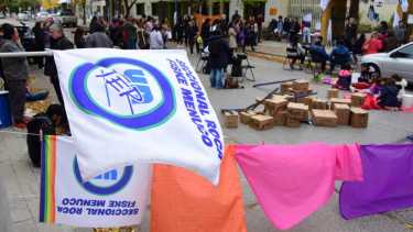 La dirigente apuntó que están "acostumbrados a que la justicia este del lado de la patronal". Foto: Andres Maripe.