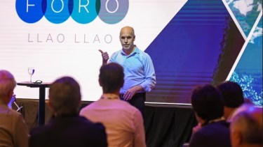 Horacio Rodríguez Larreta disertó en el Foro Llao Llao. Foto gentileza