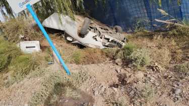 La persecución inició en Fernández Oro y finalizó en la zona de El 30. Foto: gentileza